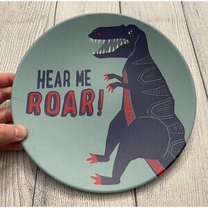 Pottery Barn Kids PBK Dinosaur Melamine Plate, Cambria Tabletop
